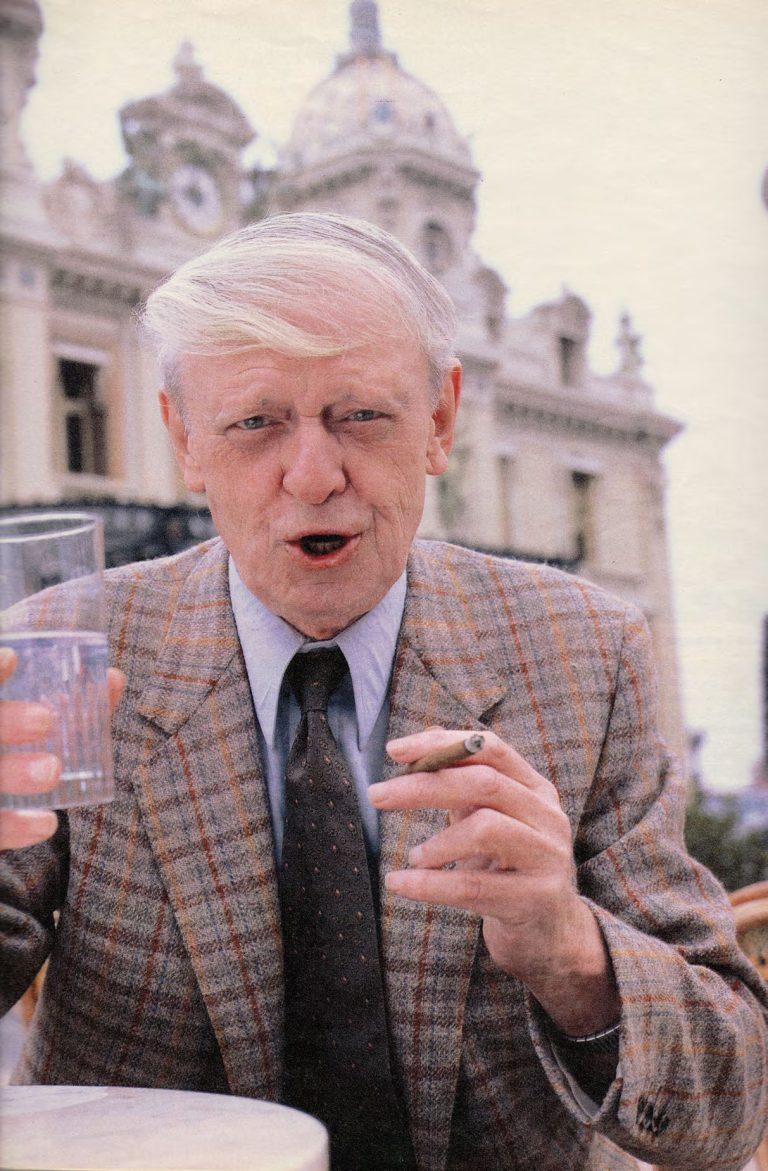 Anthony Burgess in 1989 pictured by Helmut Newton