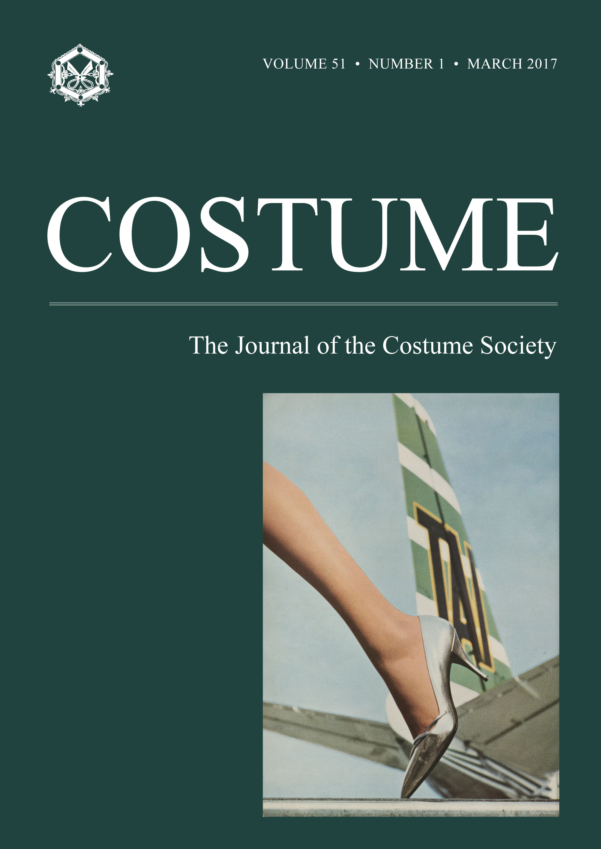 Cover image of The Journal of the Costume Society