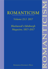 cover image - Romanticism, Volume 23.3