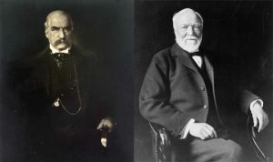 Pilgrims Societ members J.P. Morgan and Andrew Carnegie