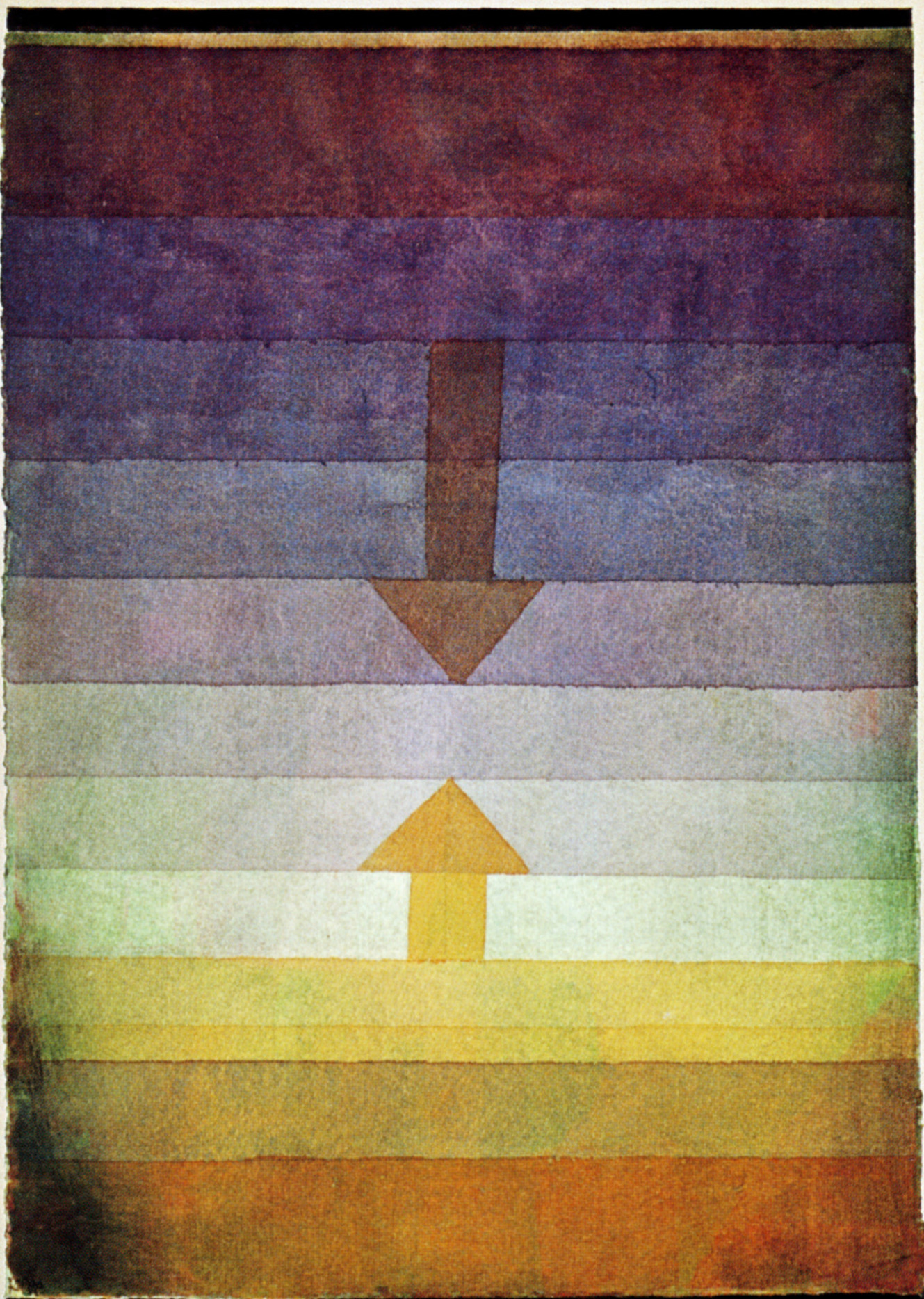 Paul Klee painting ' Seperation in the Evening'