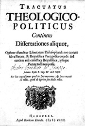 Imprint page of Spinoza's Tractatus Theologico-Politicus