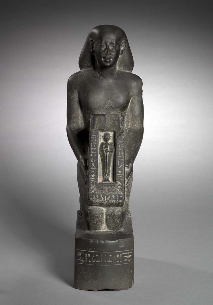 Statue of Horwedja, c. 521-486 BC. Cleveland Museum of Art 1920.1978