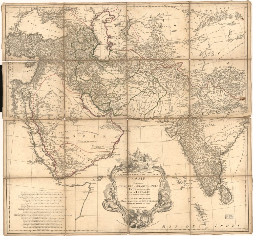 1751 Map of Asia 