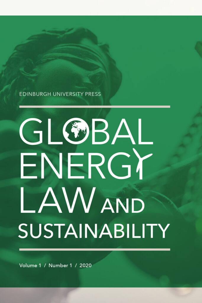 Global Energy Law and Sustainability journal cover