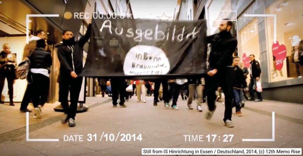 Figure 3: Still from IS Hinrichtung in Essen / Deutschland, 2014, (c) 12th Memo Rise.