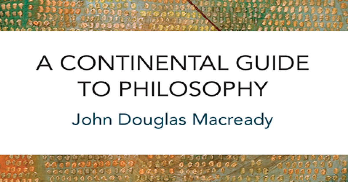 Cover of A Continental Guide to Philosophy