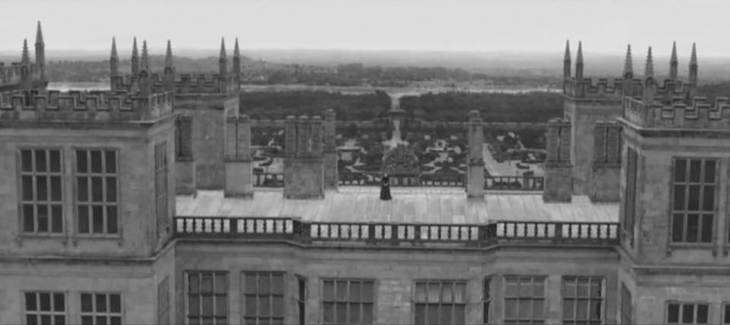 Image from British Cinema and a Divided Nation: Elizabeth I (Margot Robbie), a woman elevated above all others and yet utterly alone in Mary Queen of Scots.