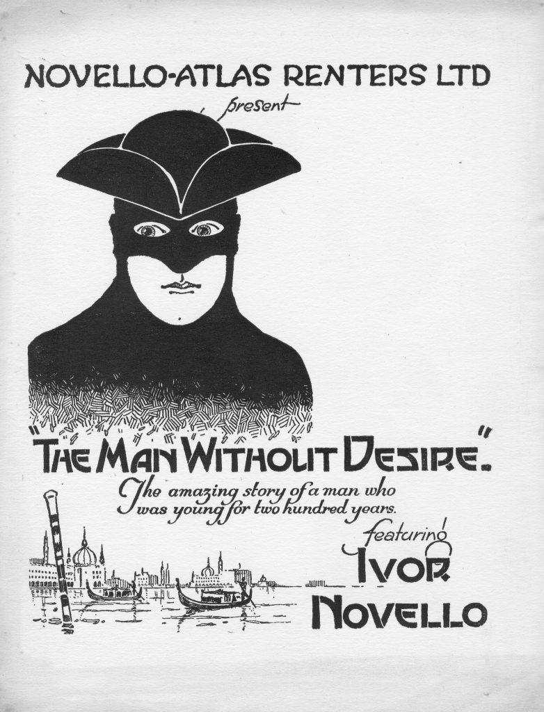 Movie poster for The Man Without Desire (1924)