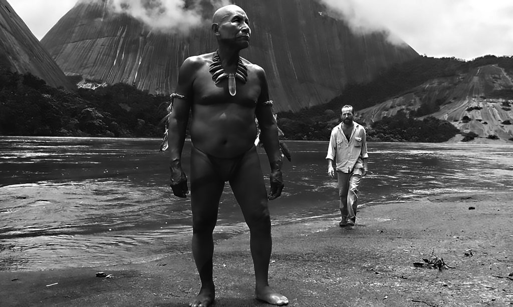 A film shot from the movie Embrace of the Serpent 