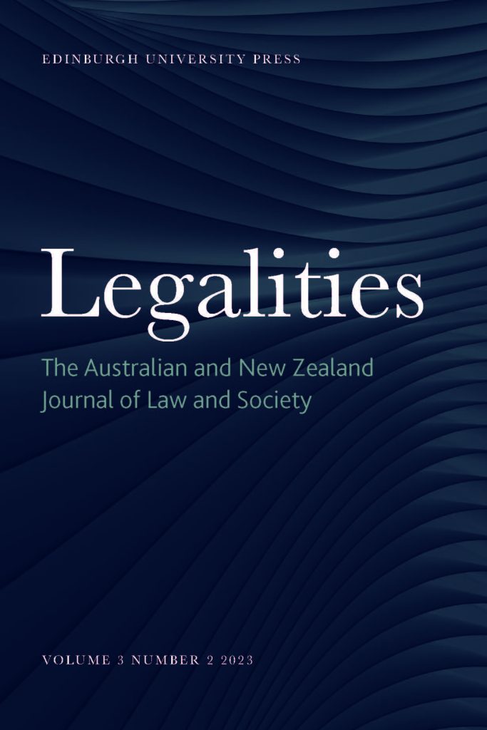 Legalities front cover
