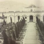 Black and white photograph of the Office of the Quarter-Master-General in India, 1879